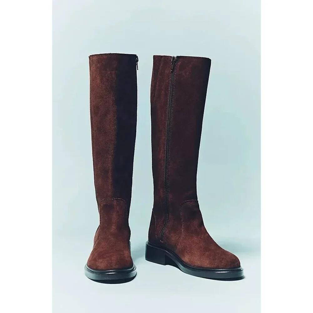 By Anthropologie Tall Riding Boots WIDE CALF 39/8